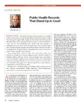 Public Health Records That Stand Up in Court