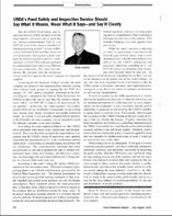 Commentary on USDA rule-making process