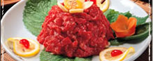 A widespread E. coli O111 outbreak in Japan was traced to Yukhoe served at a chain of restaurants.