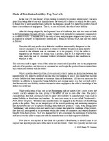 Chain of Distribution Liability: Tag, You’re It
