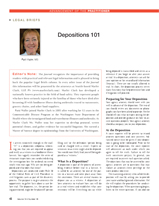 Depositions 101