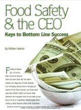 Food Safety and the CEO: Keys to Bottom Line Success
