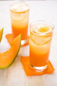 Orange juice and cantaloupe can be contaminated with Salmonella